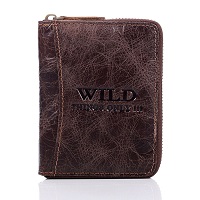 Pánská kožená peněženky na zip Wild  Modexastyl (3)